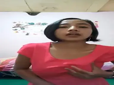 Live Cewek Baju Pink Rambut Pendek Sange Hot